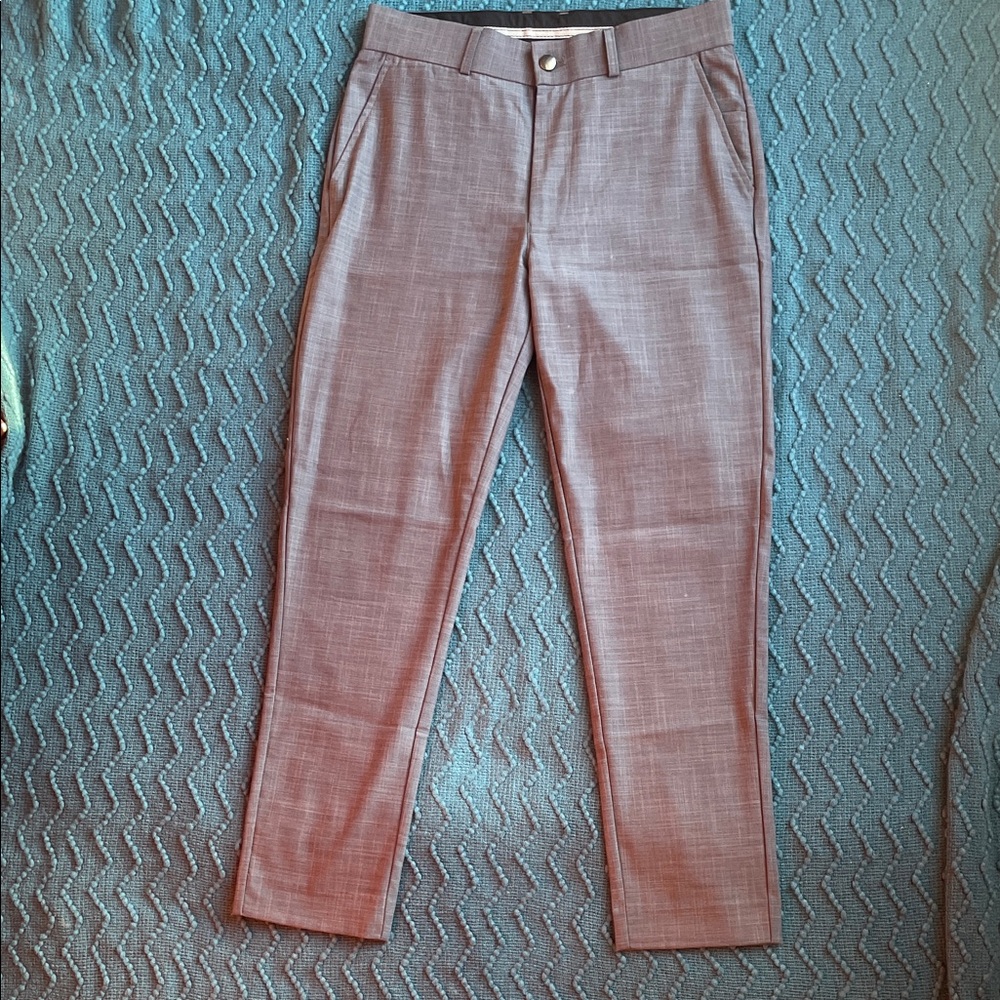 Men's Athletic Fit Classic Gray Pants